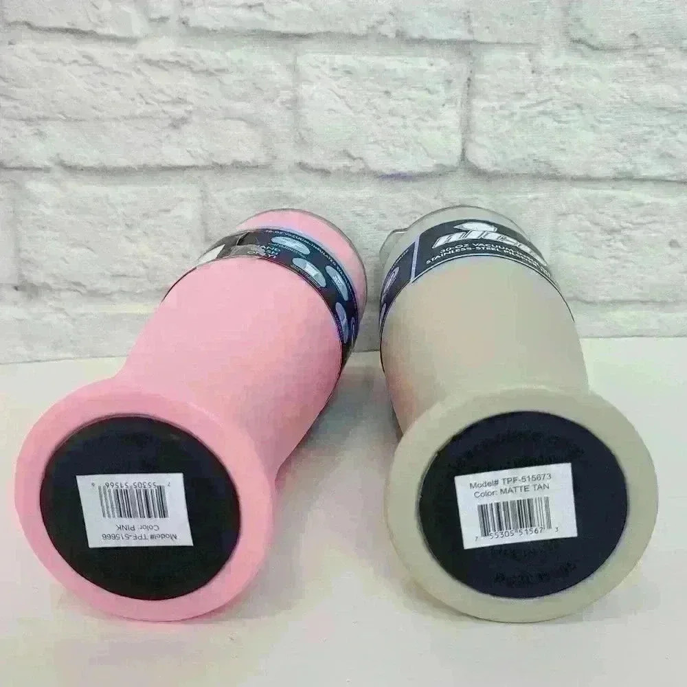 2 Nice 30 oz Vacuum-Insulated Stainless-Steel Pilsner Tumbler - Picture 6 of 10